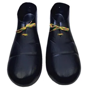 Adults Black Jumbo Circus Clown Shoes