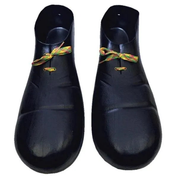 Adults Black Jumbo Circus Clown Shoes