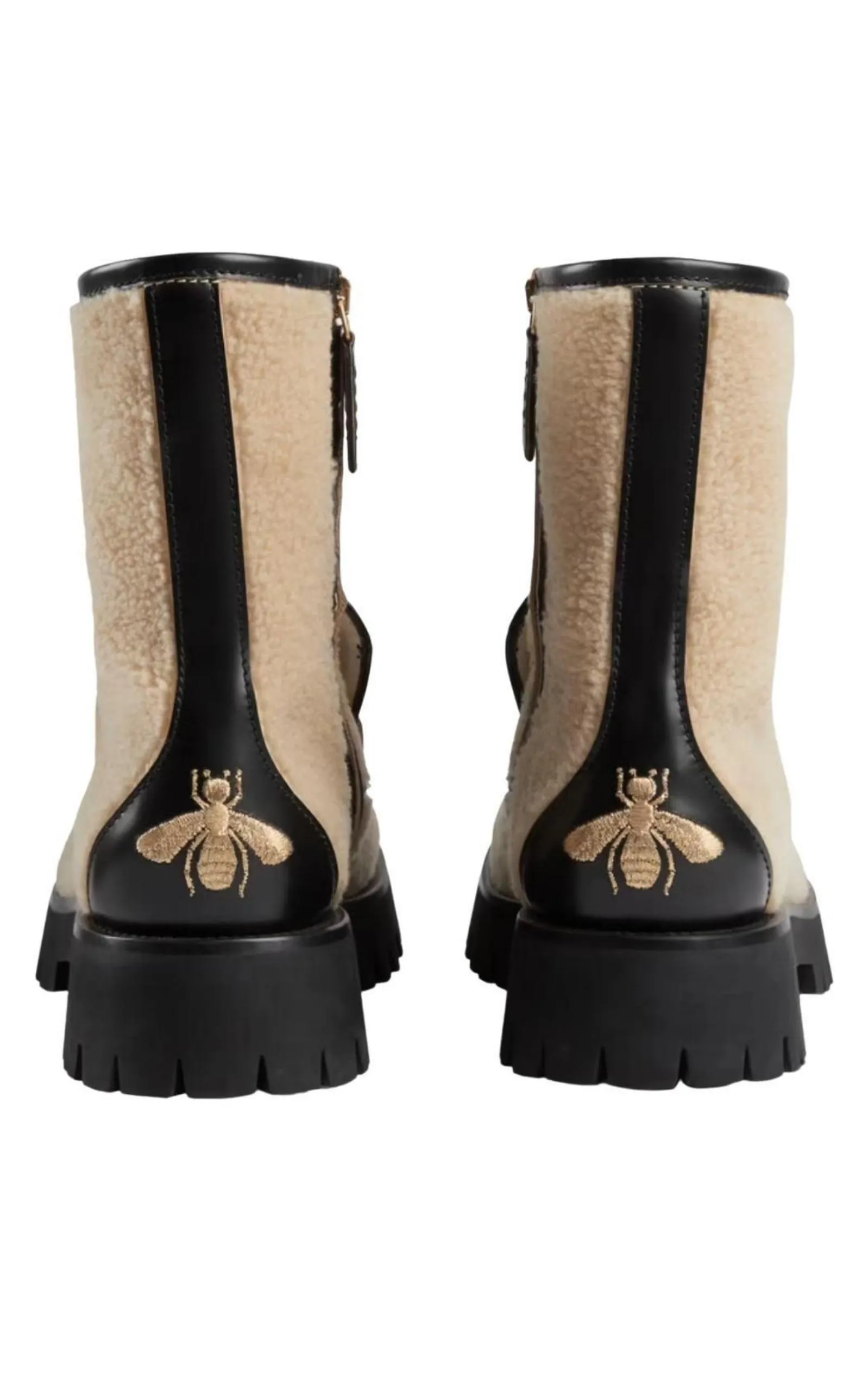 Ankle Boots With Horsebit In Neutrals