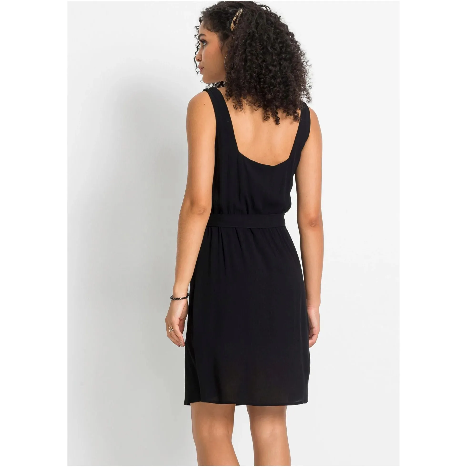 Bodyflirt Black Belted Dress