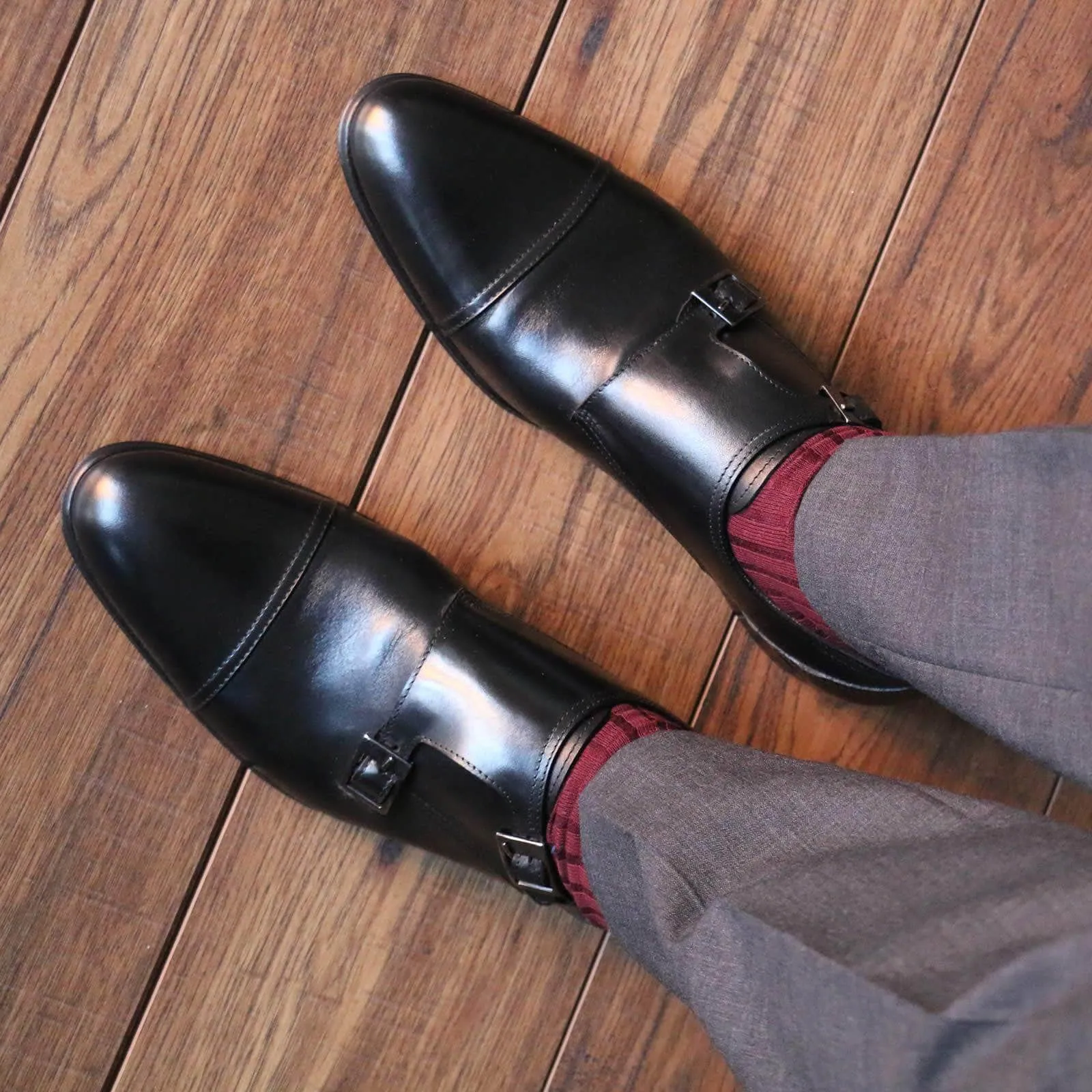 Bourne Monk Strap SS Black