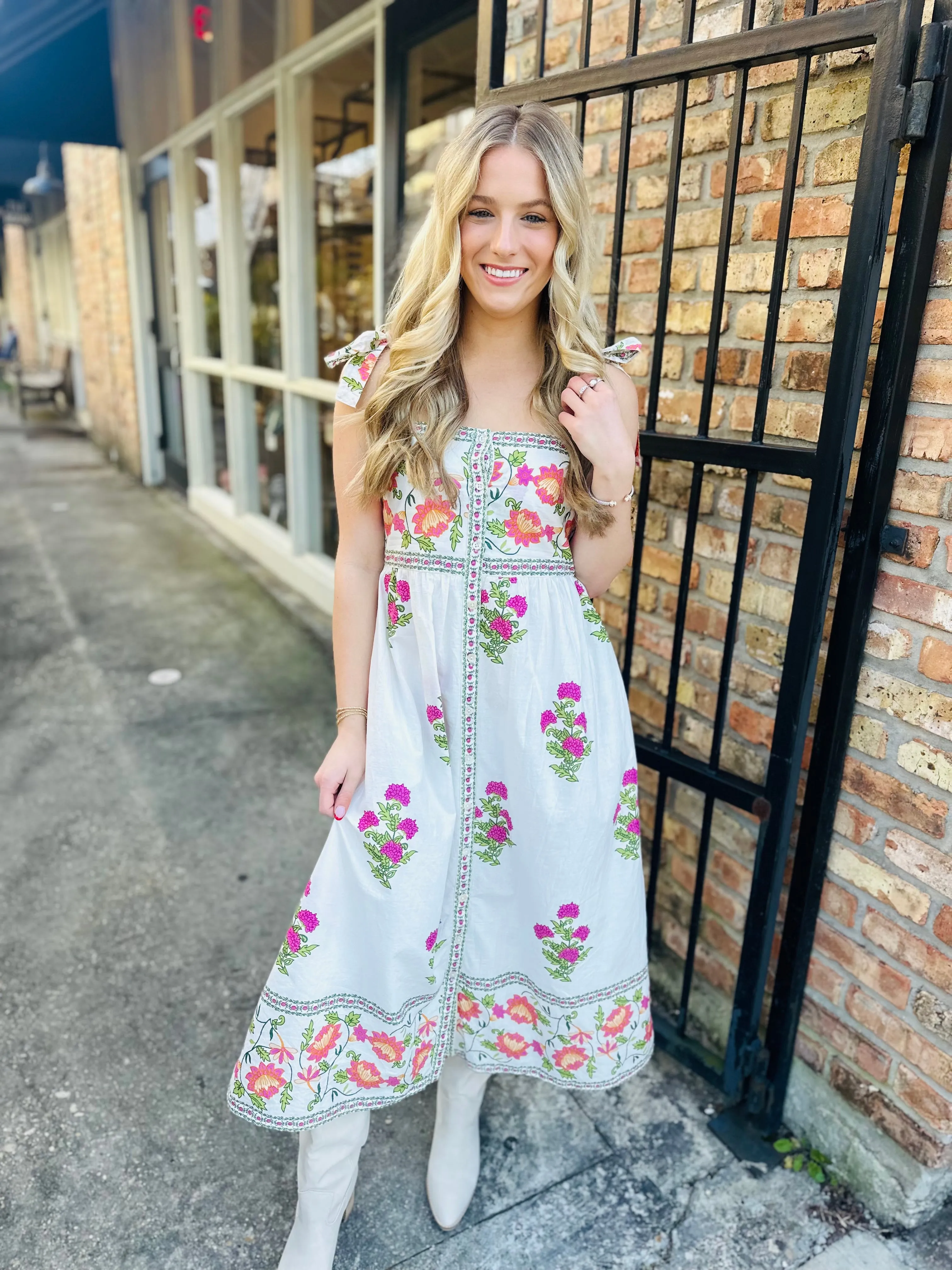 Canary Floral Maxi Dress