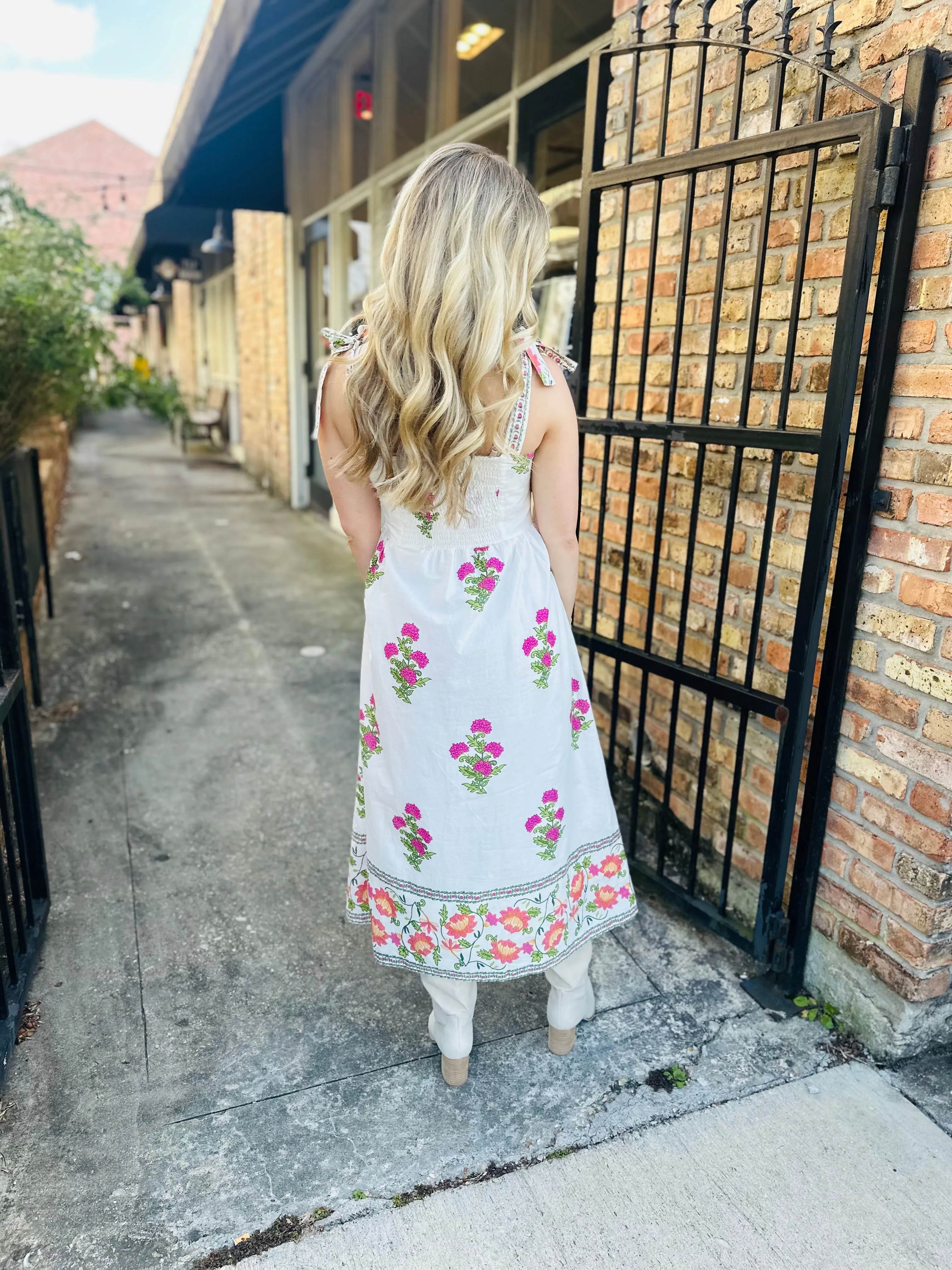 Canary Floral Maxi Dress