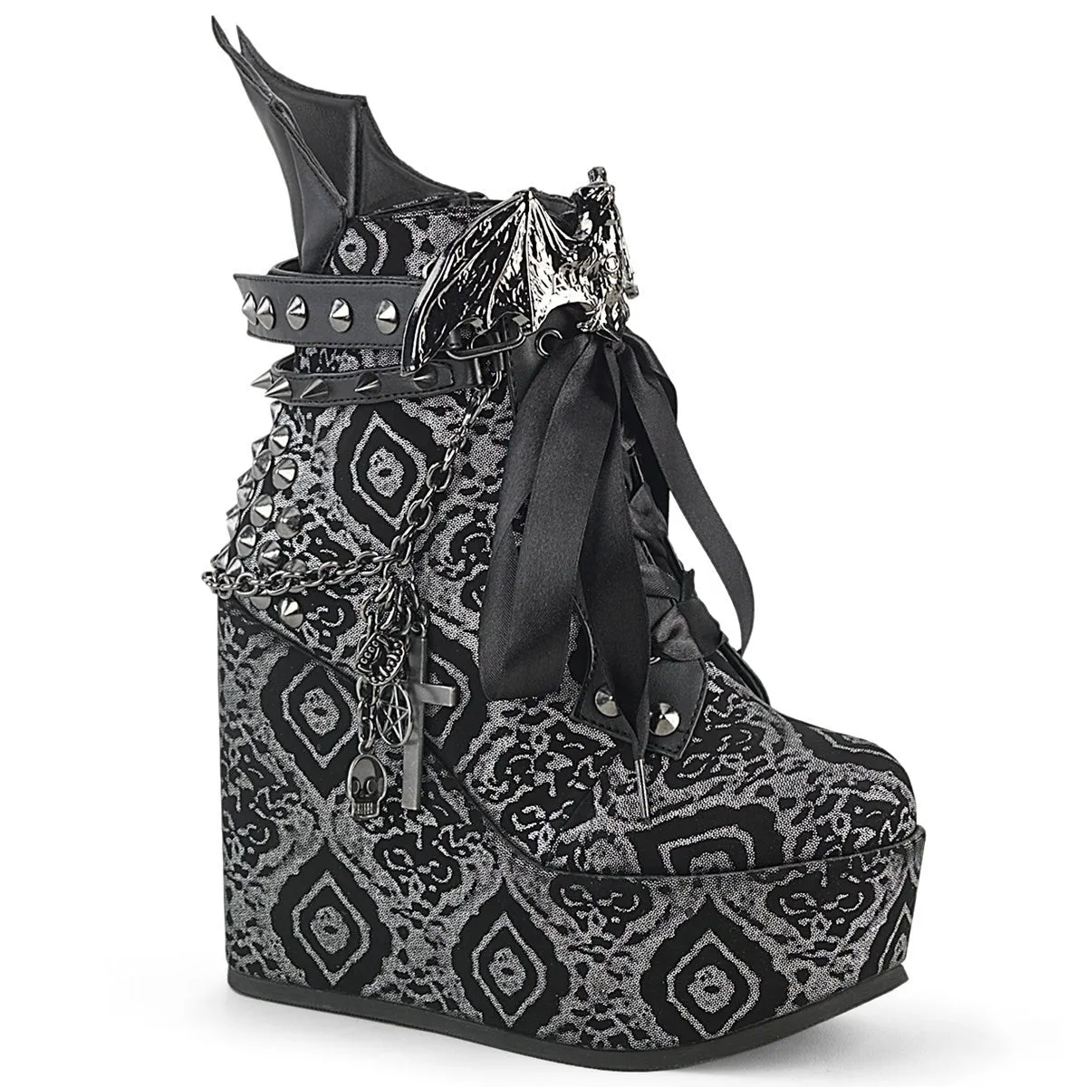 DemoniaCult Poison 107 Womens Platform Ankle Length Boots