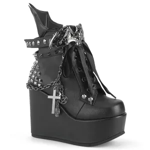 DemoniaCult Poison 107 Womens Platform Ankle Length Boots