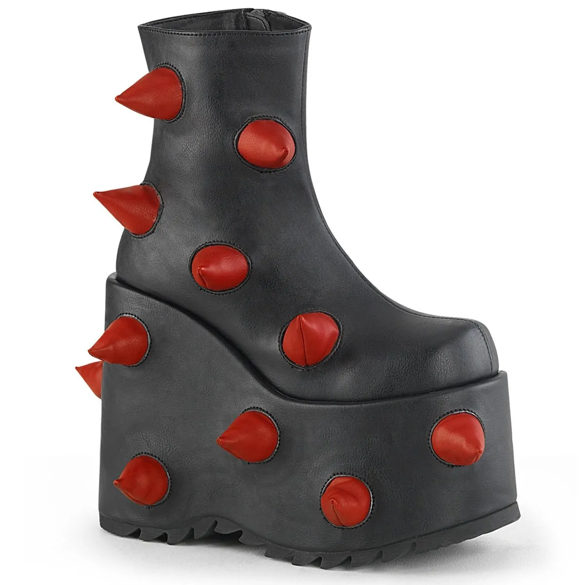 DemoniaCult Slay 77 Womens Platform Ankle Length Boots