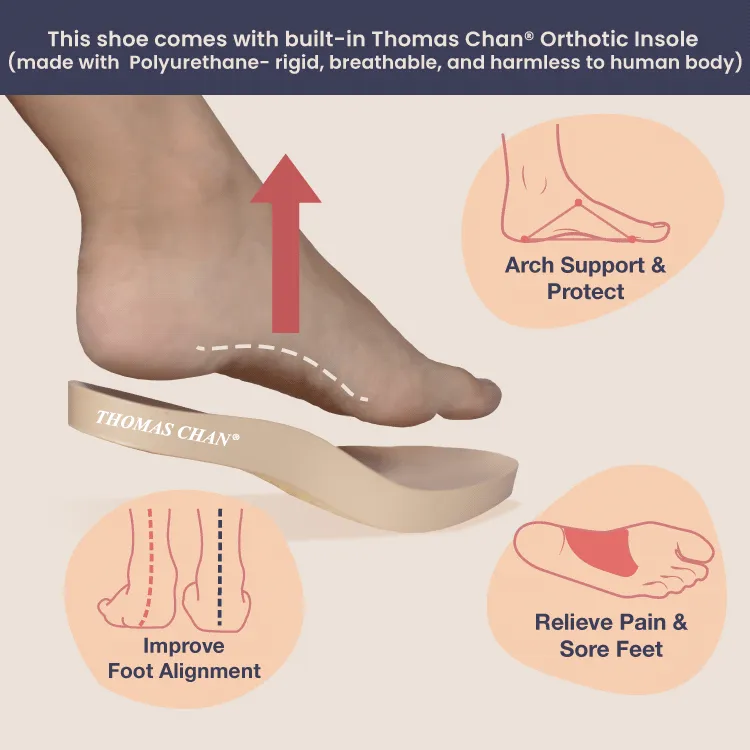 Diamond Mixed Leather High Wedges 3" inch [Arch-legance Series][ODD SIZES LEFT]