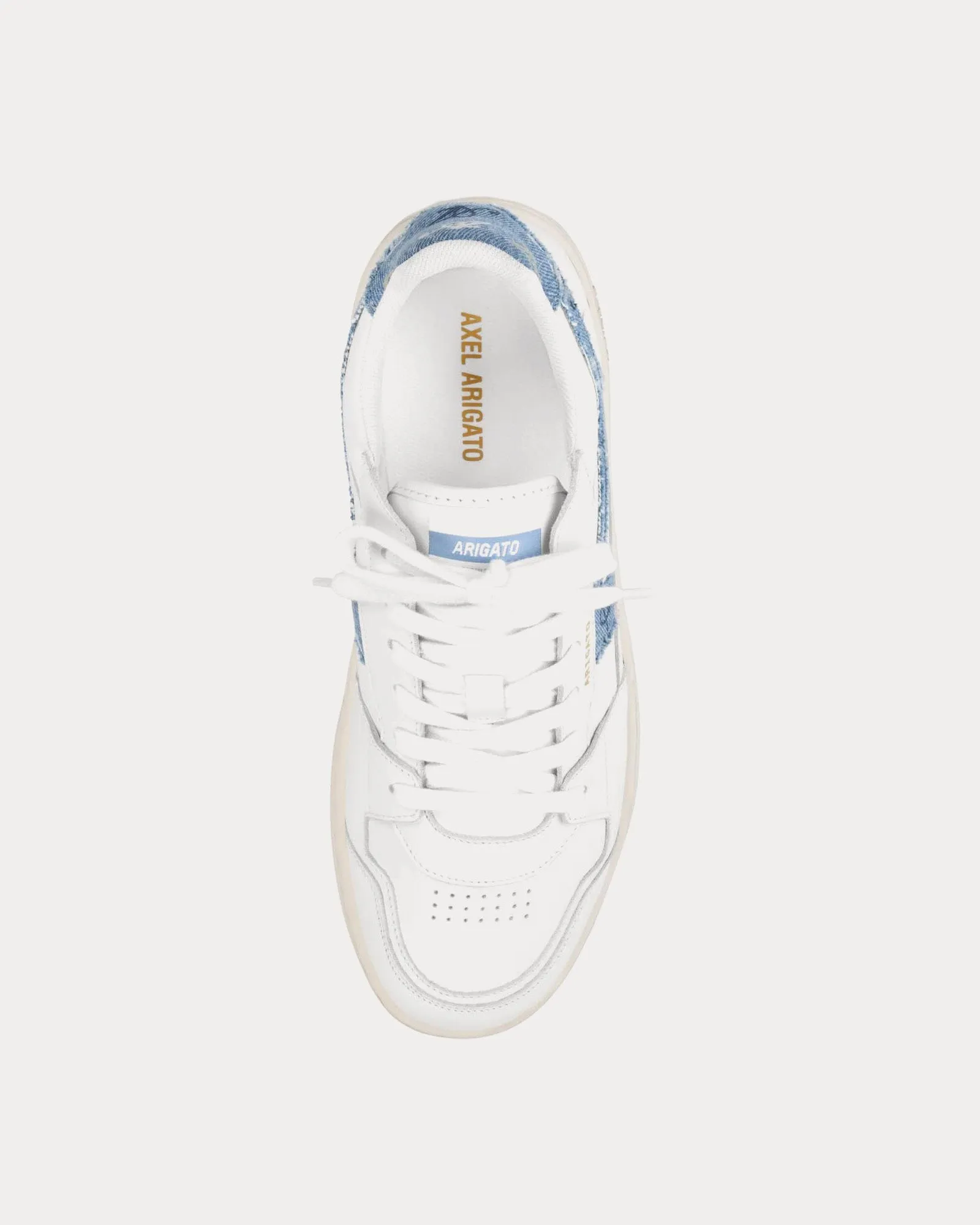 Dice-A Monogram '10 year Anniversay' White / Blue Low Top Sneakers
