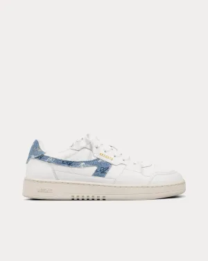 Dice-A Monogram '10 year Anniversay' White / Blue Low Top Sneakers