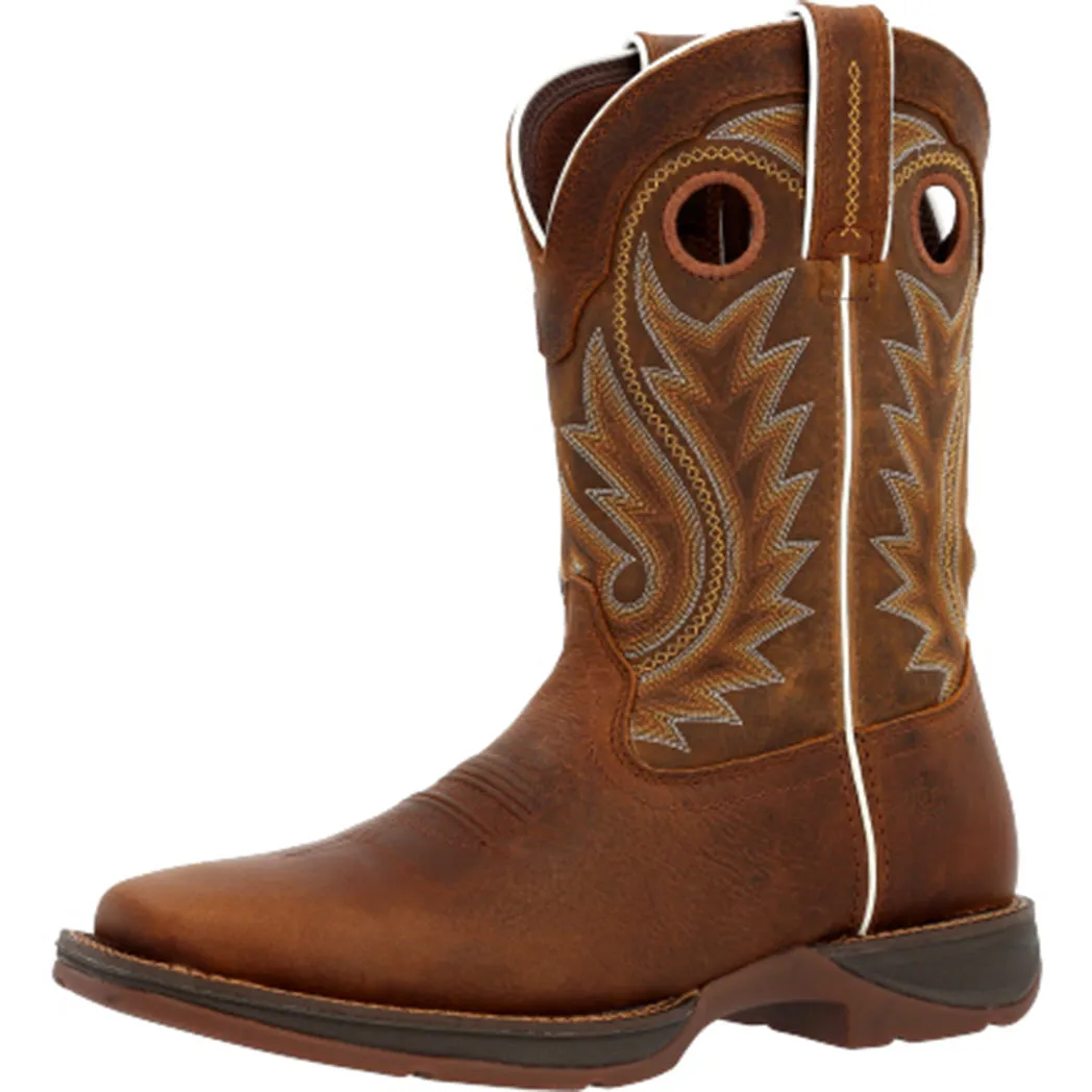 Durango Men's Dark Chestnut Rebel Square Toe Boots