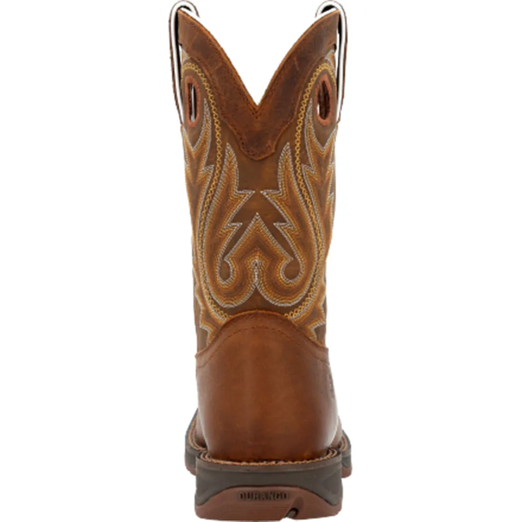 Durango Men's Dark Chestnut Rebel Square Toe Boots