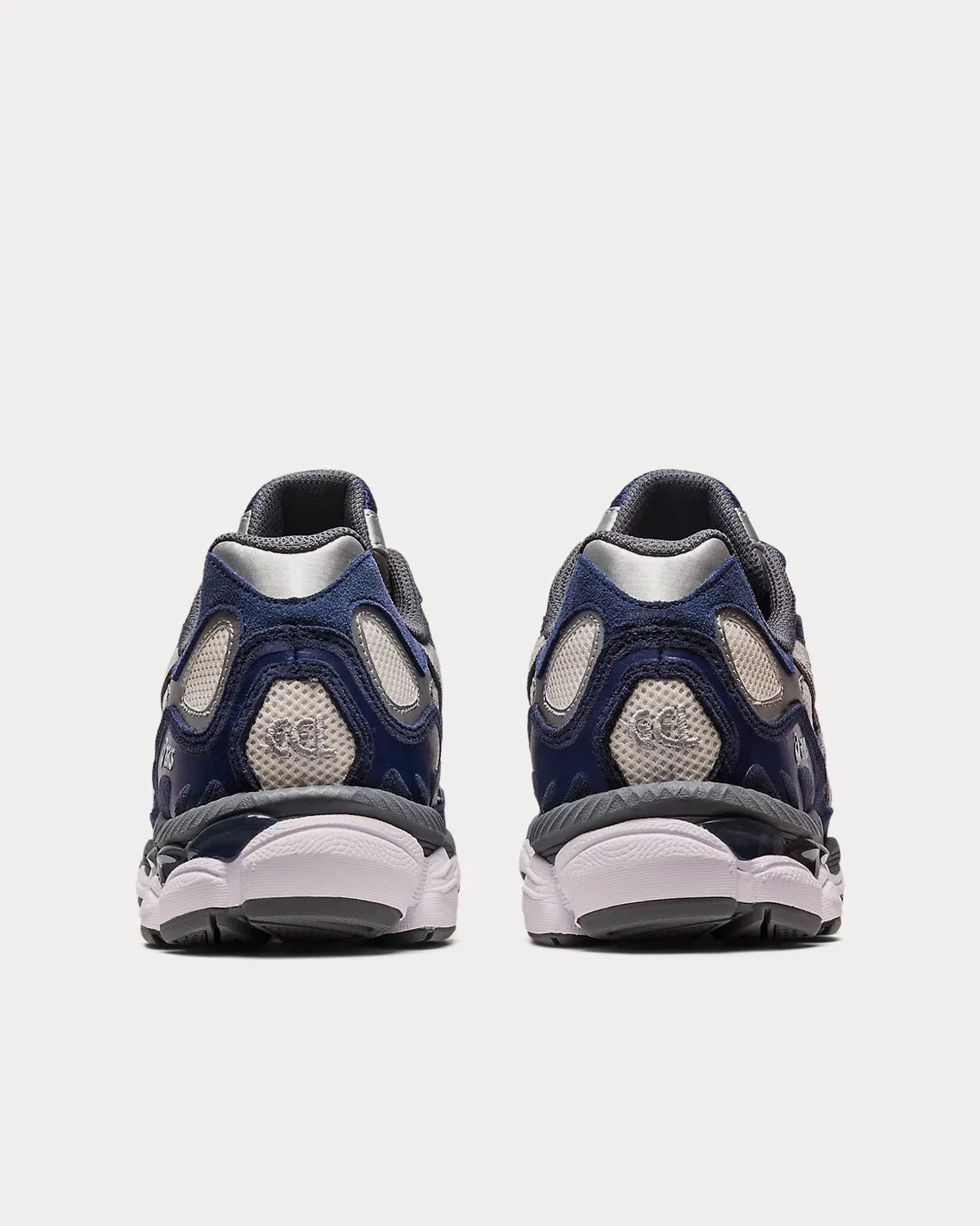 Gel-NYC Cream / Steel Grey Low Top Sneakers