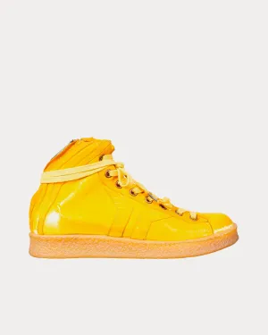 Grit Yellow Mid Top Sneakers