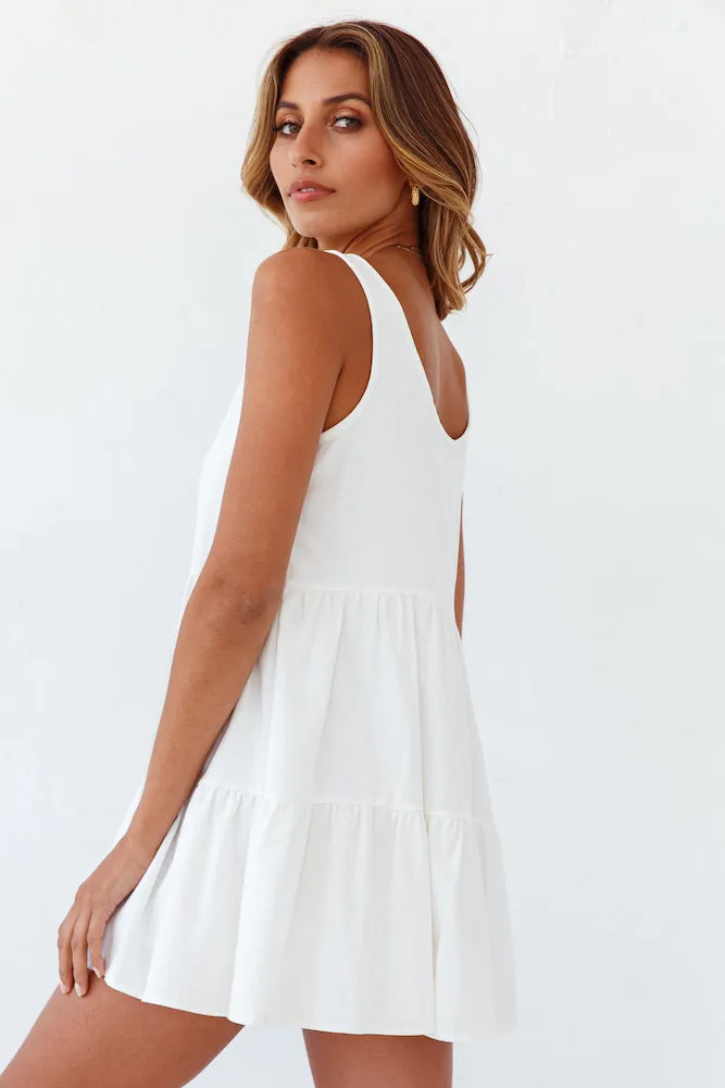 Live In Bliss Dress White