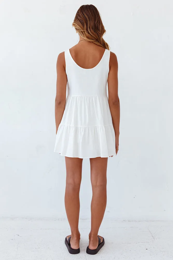 Live In Bliss Dress White