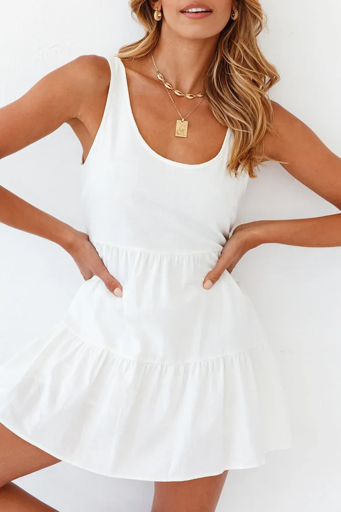 Live In Bliss Dress White