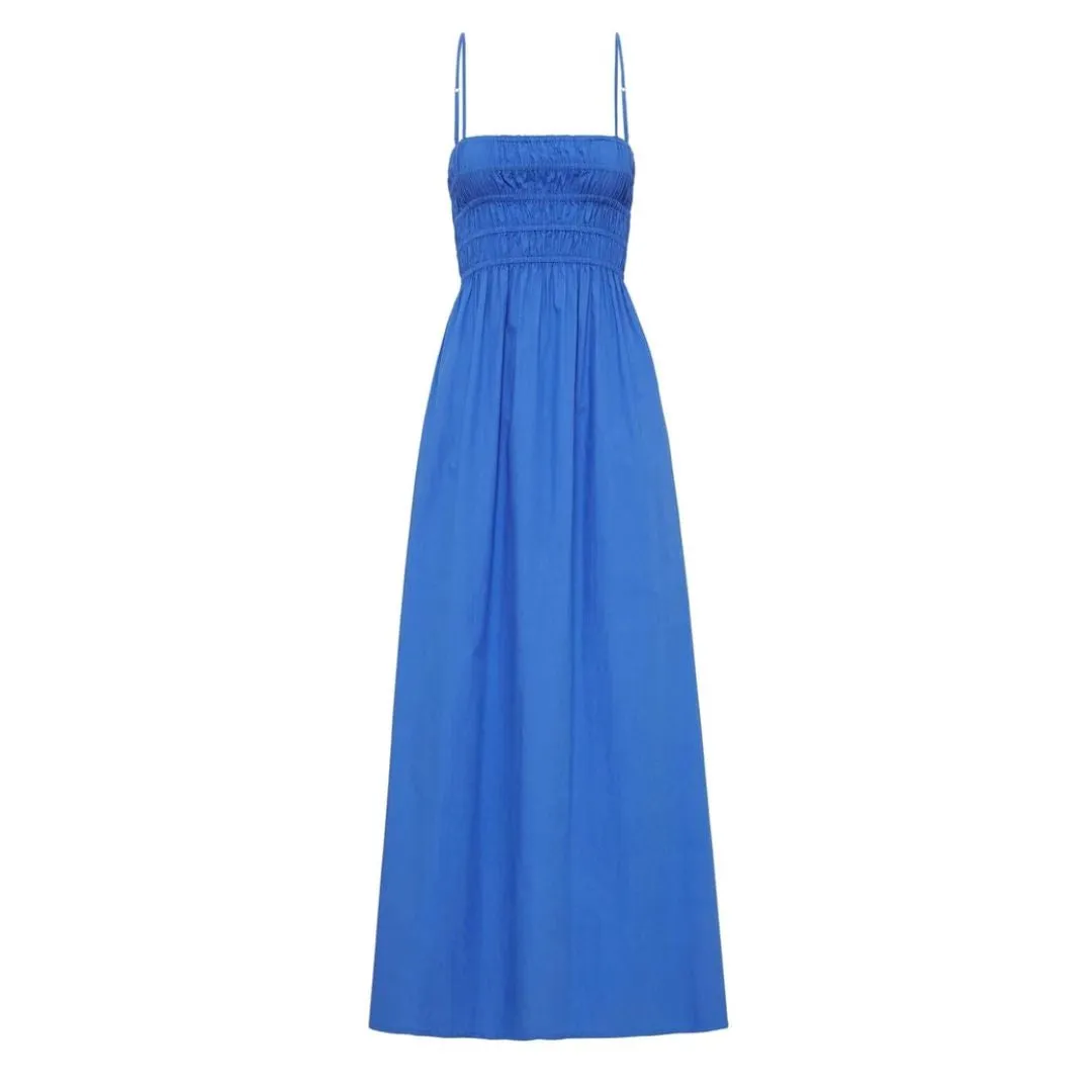 Marieka Midi Dress (Pacific Blue)