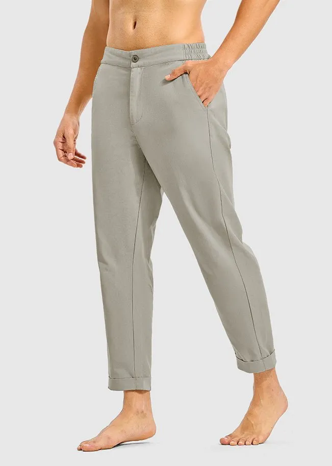 Men's Breezy Linen-Blend Casual Pants