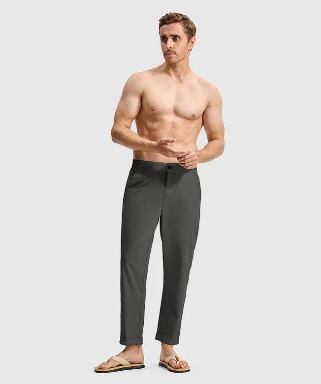 Men's Breezy Linen-Blend Casual Pants