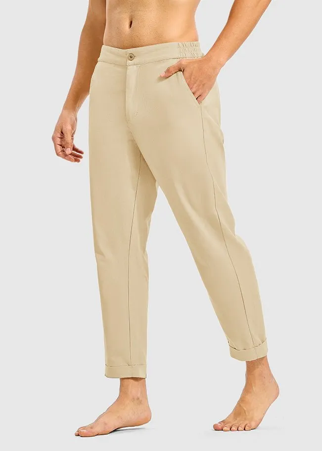 Men's Breezy Linen-Blend Casual Pants