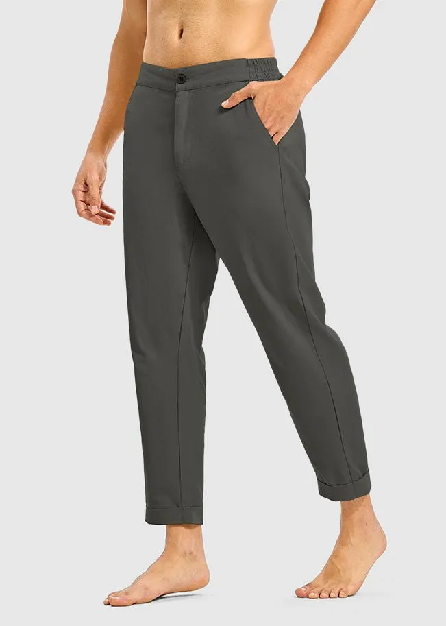 Men's Breezy Linen-Blend Casual Pants