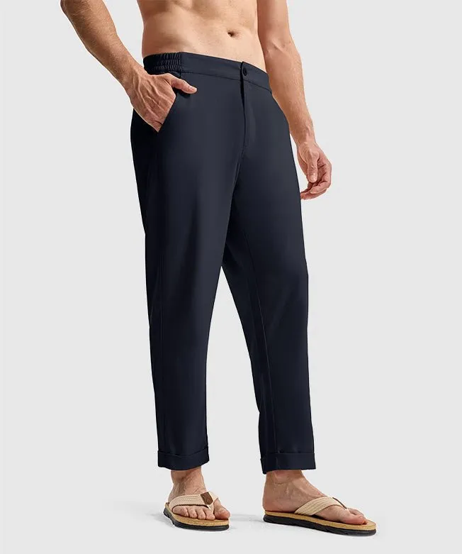 Men's Breezy Linen-Blend Casual Pants