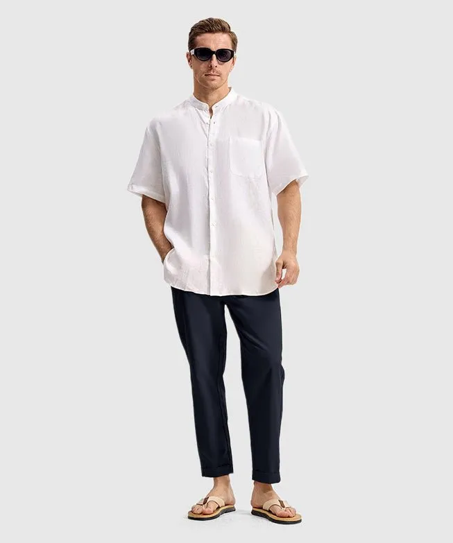 Men's Breezy Linen-Blend Casual Pants