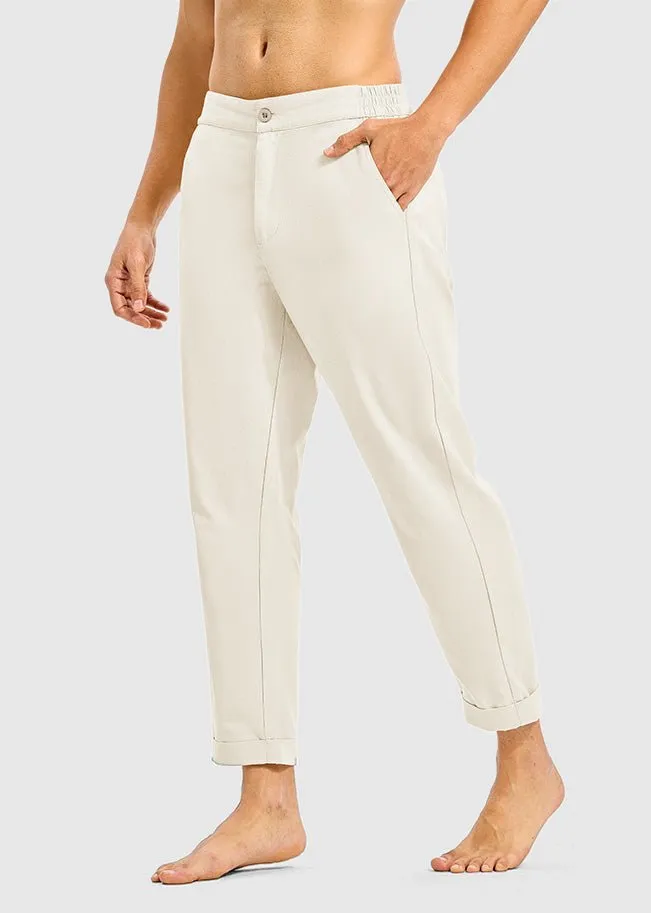 Men's Breezy Linen-Blend Casual Pants