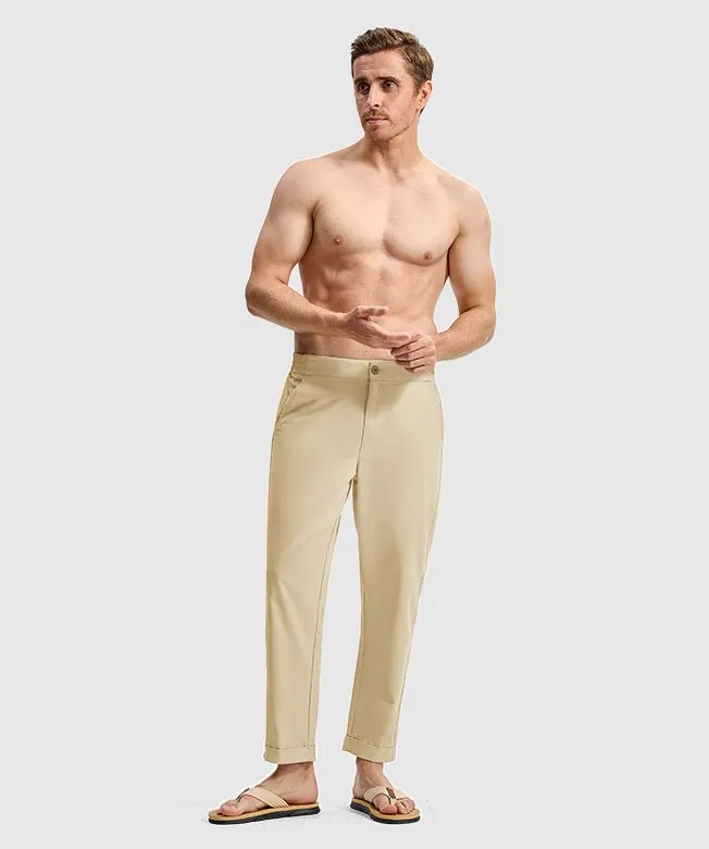 Men's Breezy Linen-Blend Casual Pants