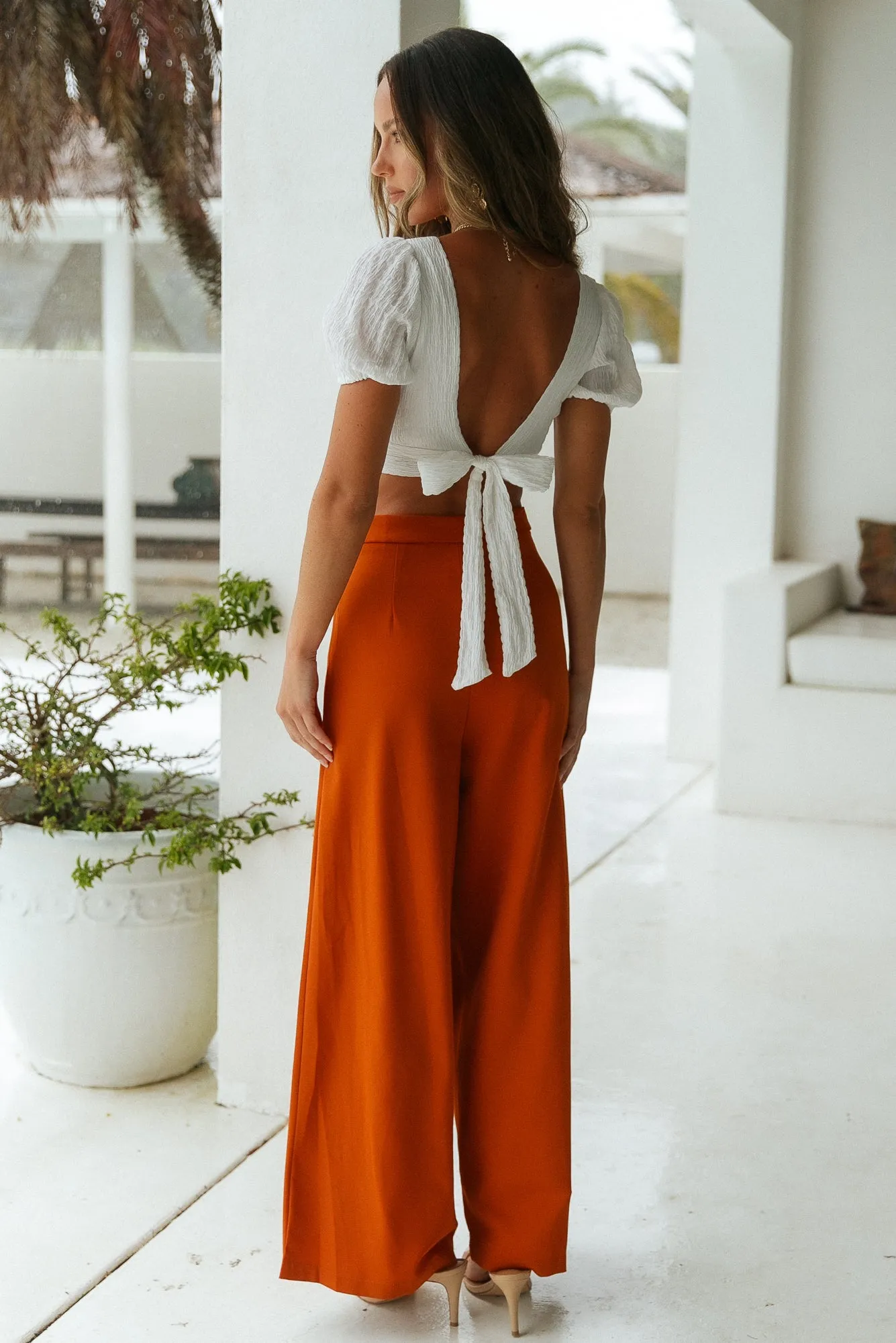Moondrop Crop Top White
