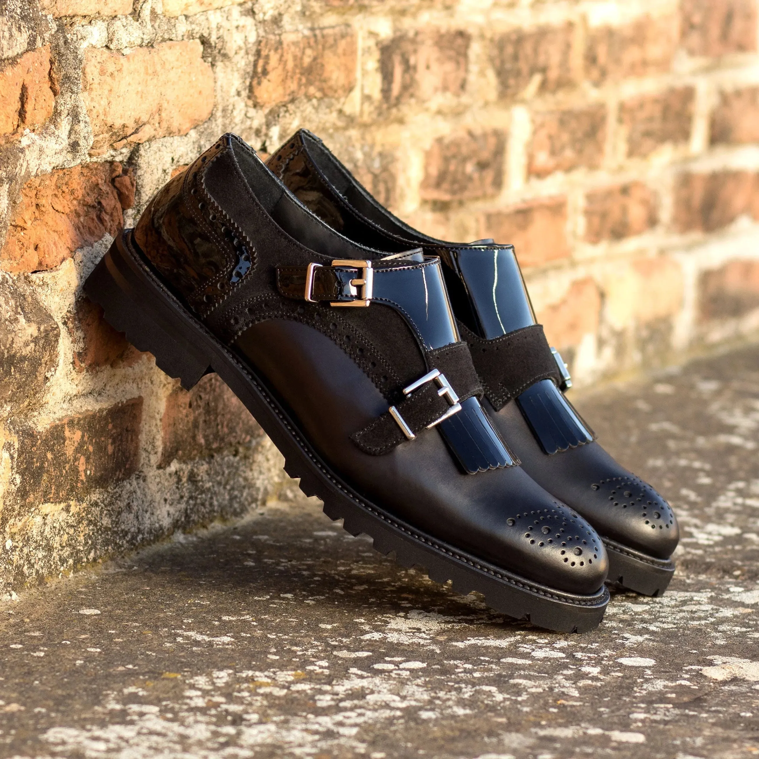 Shiv Kiltie Unisex Monk Strap