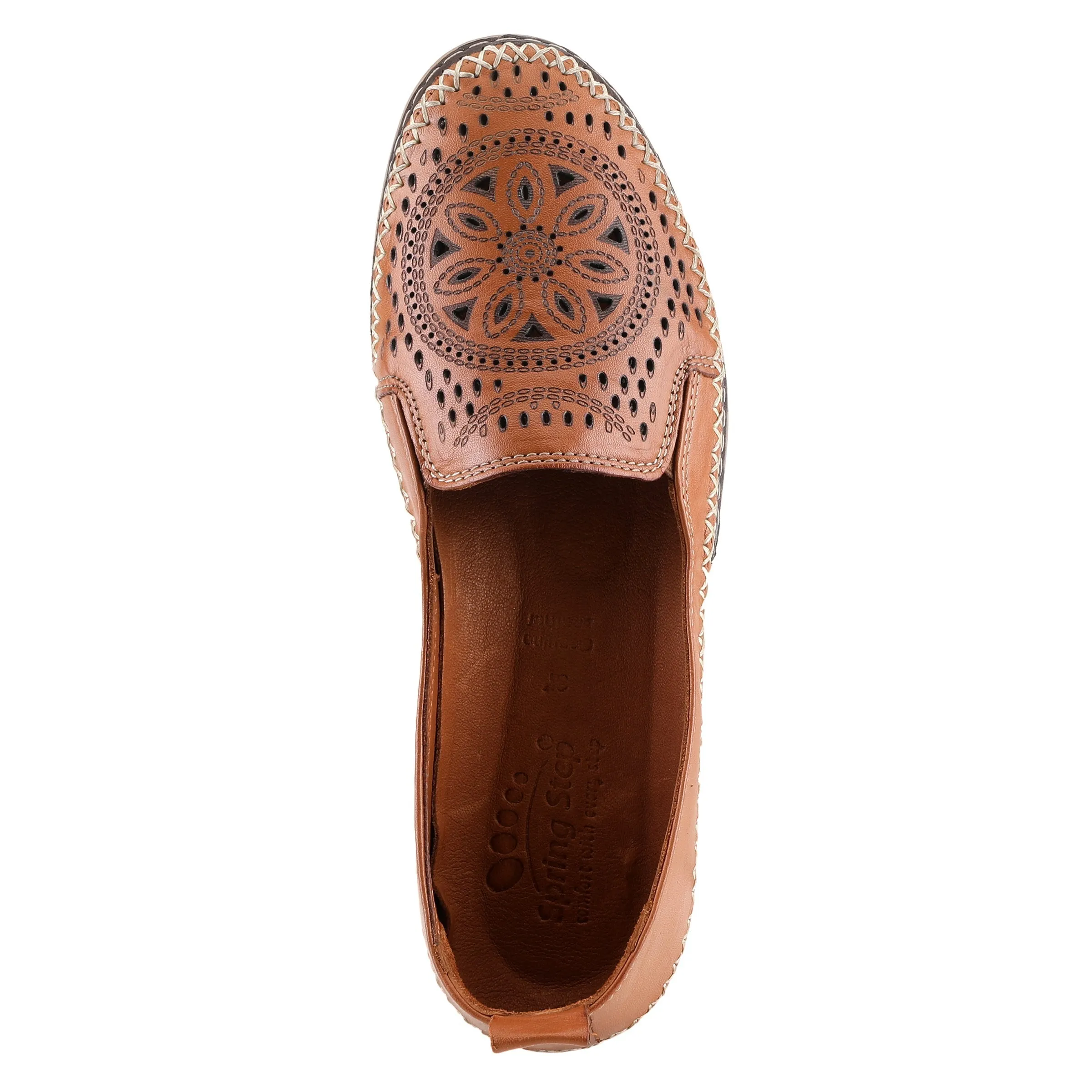 Spring Step Shoes Ingrid Women's Leather Slip On Loafer