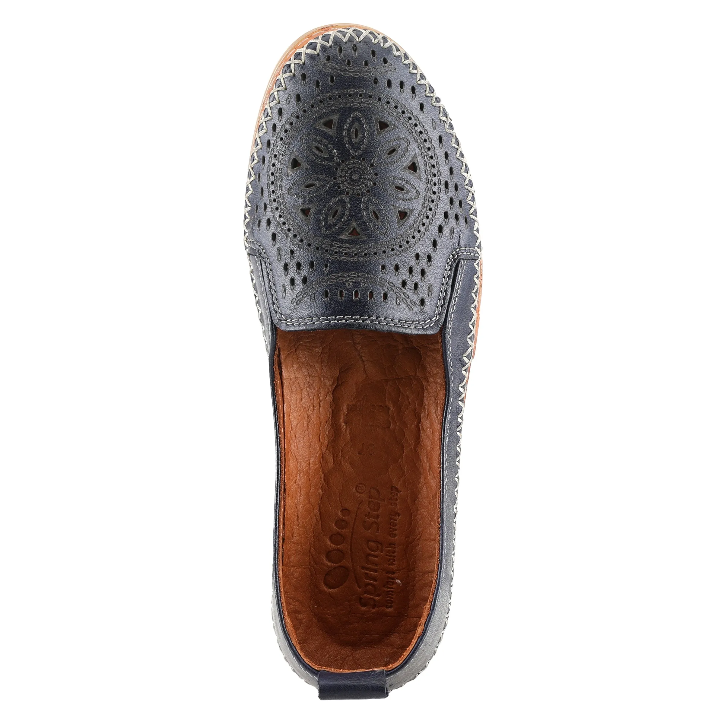 Spring Step Shoes Ingrid Women's Leather Slip On Loafer