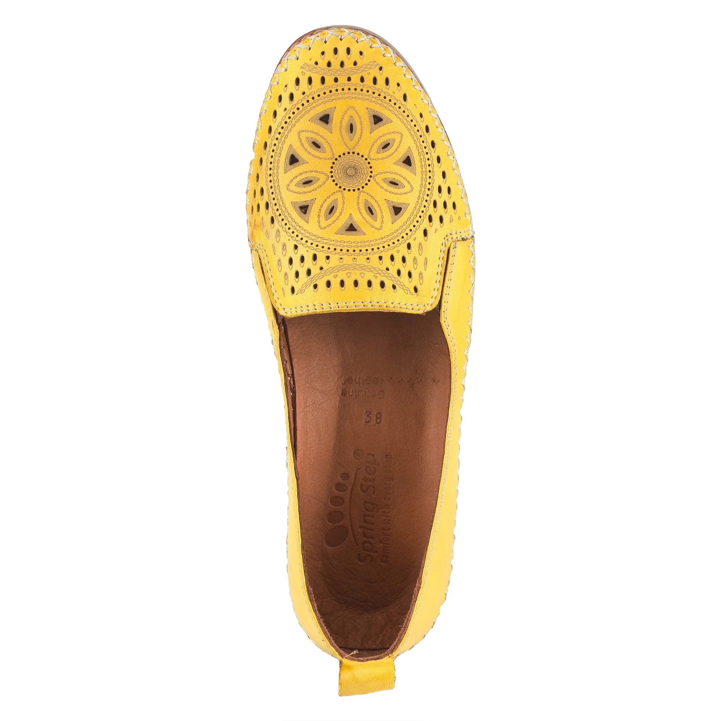 Spring Step Shoes Ingrid Women's Leather Slip On Loafer