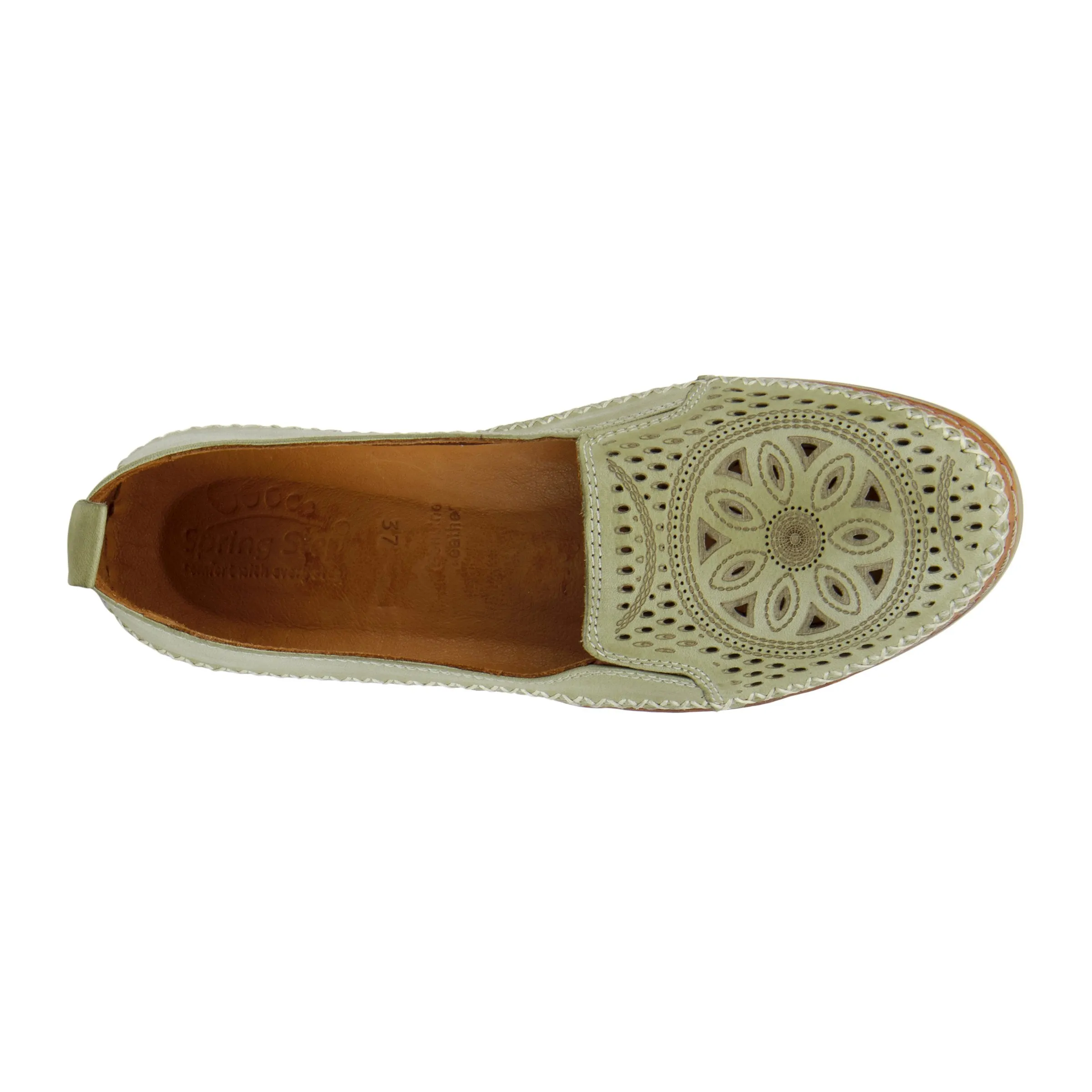 Spring Step Shoes Ingrid Women's Leather Slip On Loafer