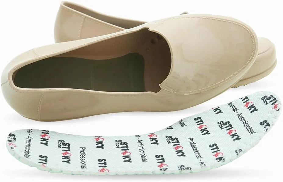 Sticky Waterproof Uniform Dress Shoes for Women - Comfortable Non-Slip Work Shoes - Thermoplastic ClassicPro Loafers