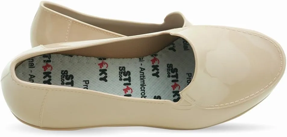 Sticky Waterproof Uniform Dress Shoes for Women - Comfortable Non-Slip Work Shoes - Thermoplastic ClassicPro Loafers
