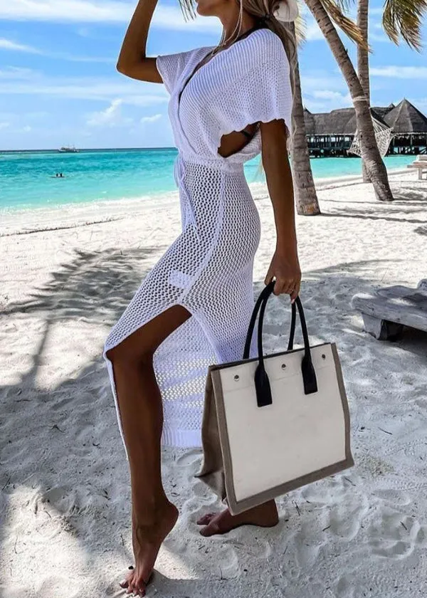 Thyme Knitted Cover-Up Dress