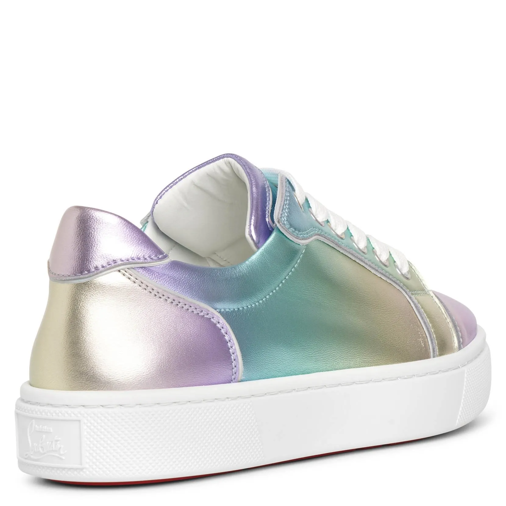 Vieririssima metallic leather sneakers