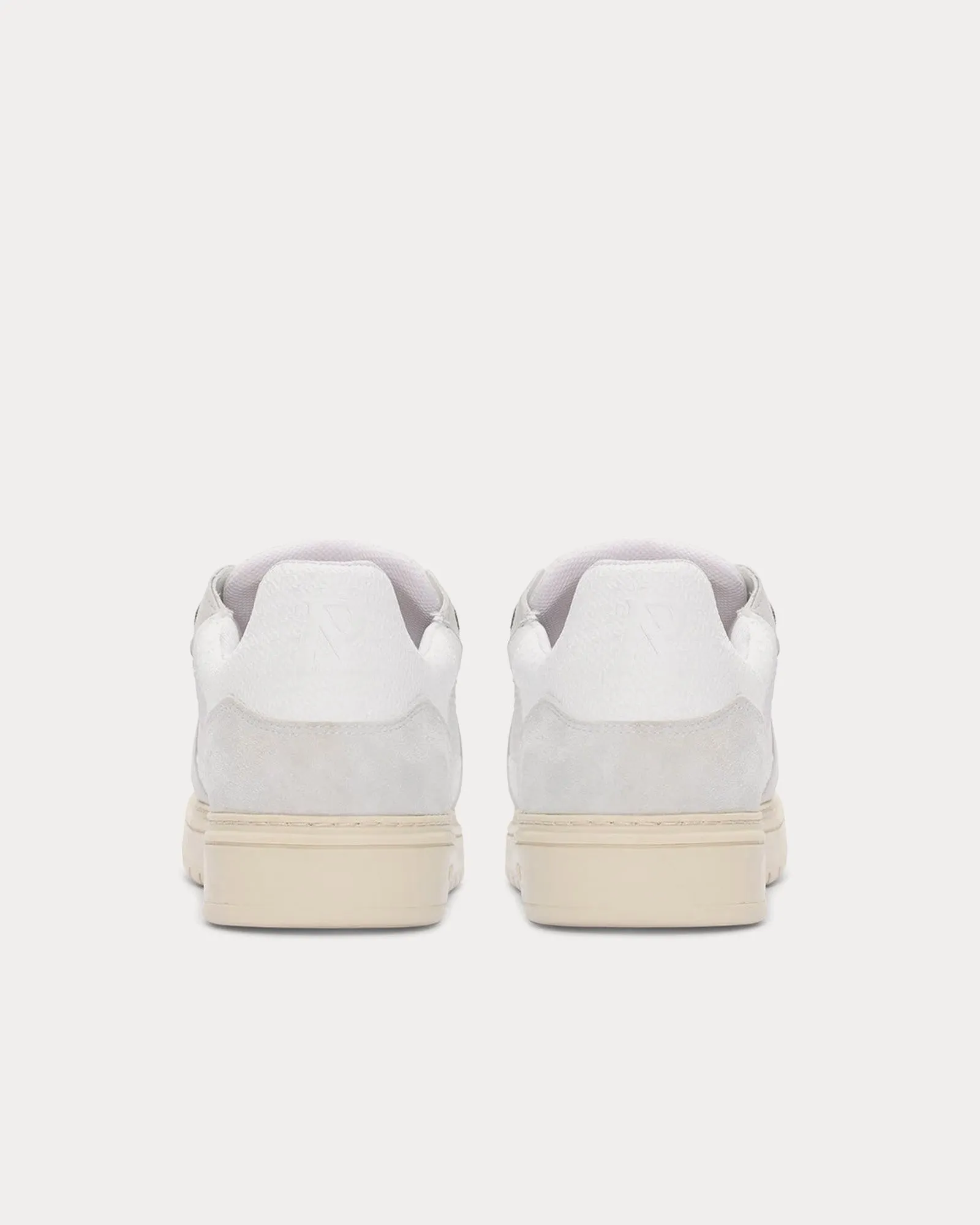 Virtus Leather & Nylon Vintage White Low Top Sneakers