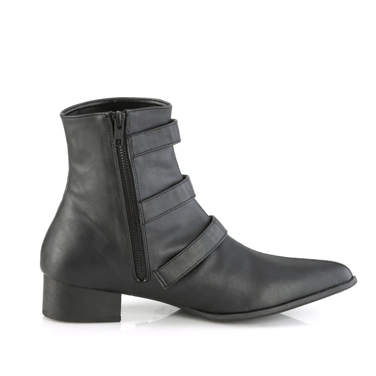 WARLOCK-50-B Demoniacult Alternative Footwear Unisex Ankle Boots