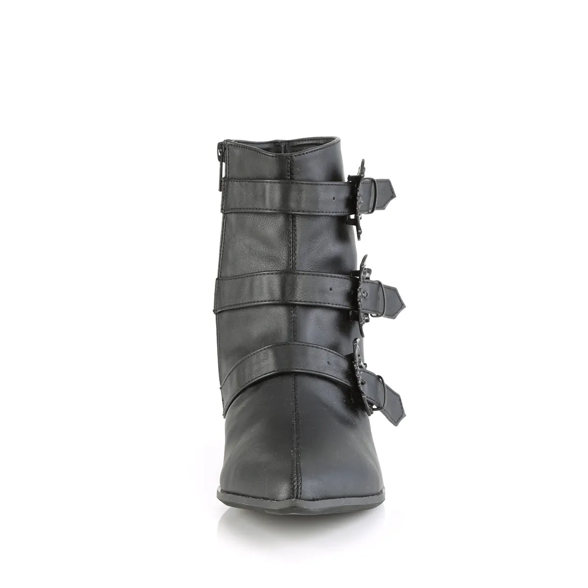 WARLOCK-50-B Demoniacult Alternative Footwear Unisex Ankle Boots