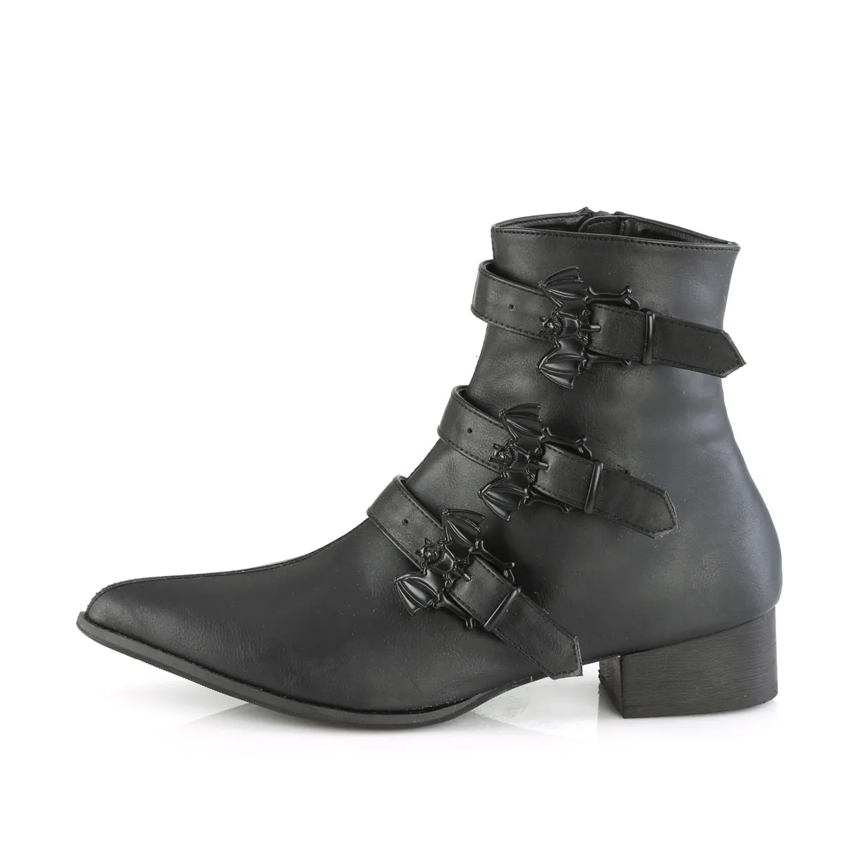 WARLOCK-50-B Demoniacult Alternative Footwear Unisex Ankle Boots