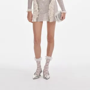 White Lace Socks
