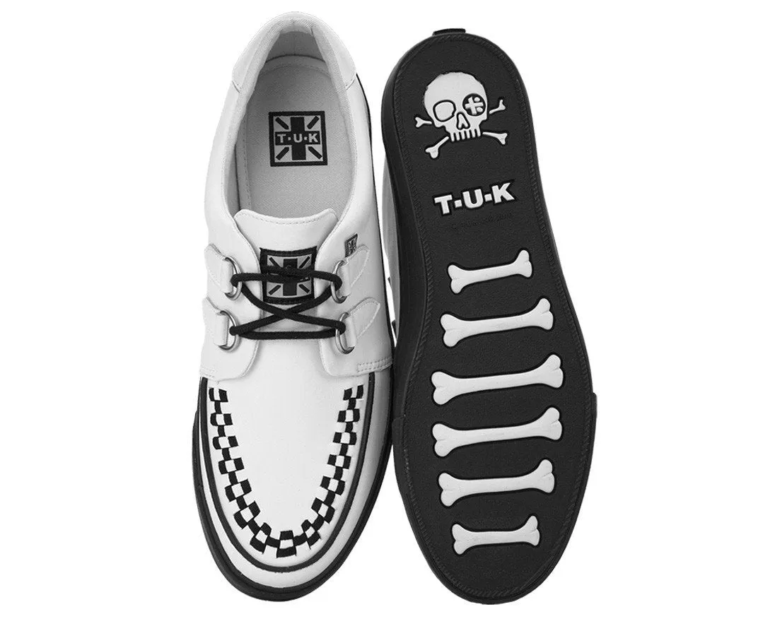 White Leather D-Ring VLK Sneaker