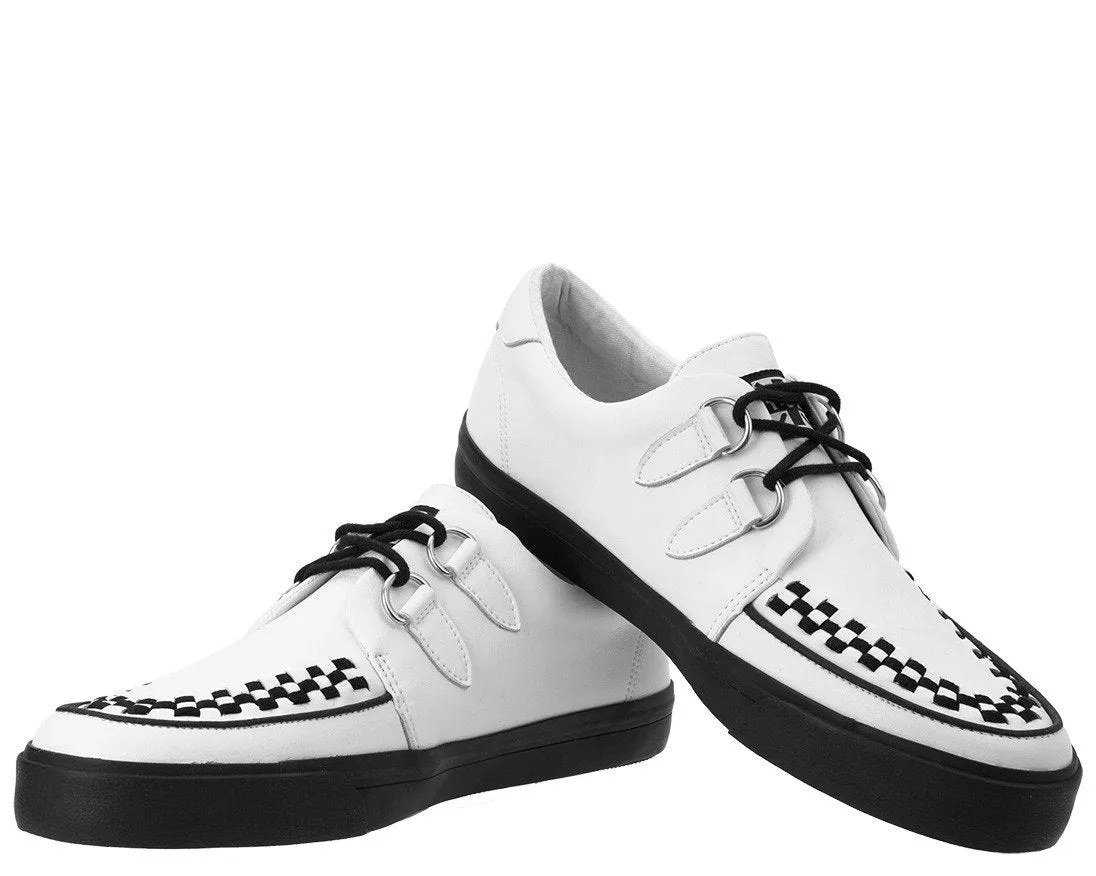 White Leather D-Ring VLK Sneaker